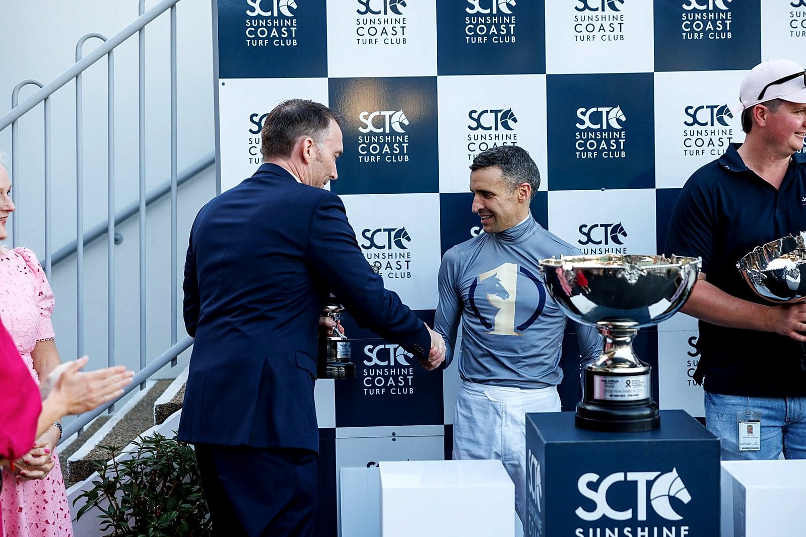 Trophy presentation